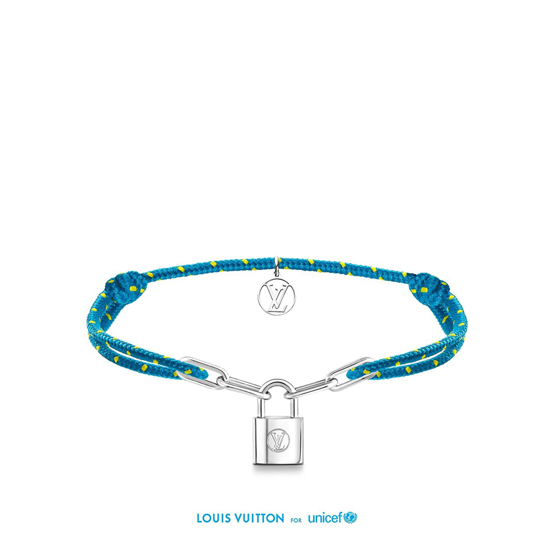 Louis Vuitton x UNICEF Silver Lockit Bracelets Designed By Virgil