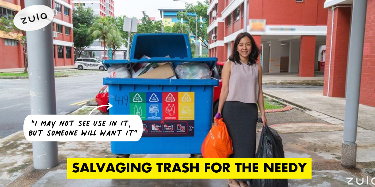Why This 30-Year-Old Teacher Salvages Trash And Gives Them To The Needy