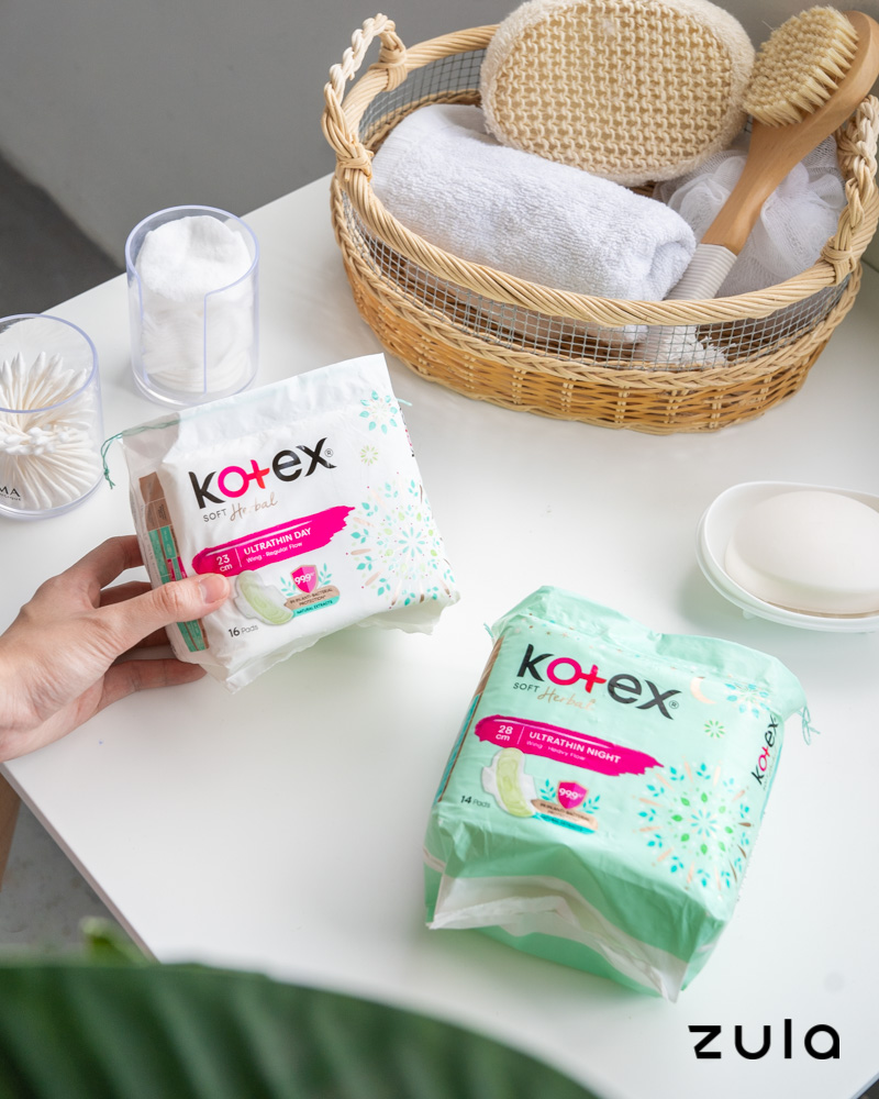 vagina care kotex soft herbal pads