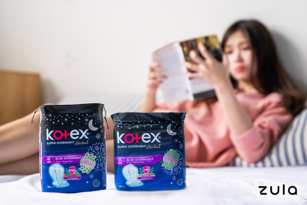 vagina care kotex herbal overnight