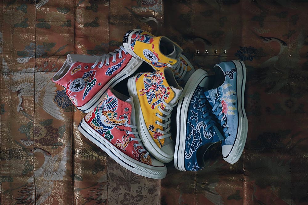 These Hand painted Custom Converse Sneakers Inspired By An Ancient