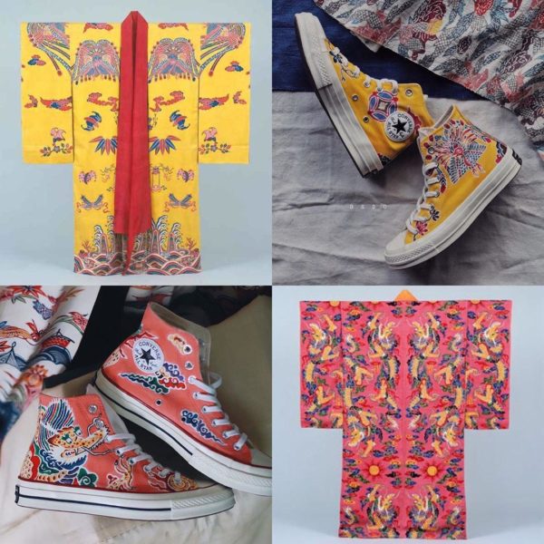 These Hand-painted Custom Converse Sneakers Inspired By An Ancient ...