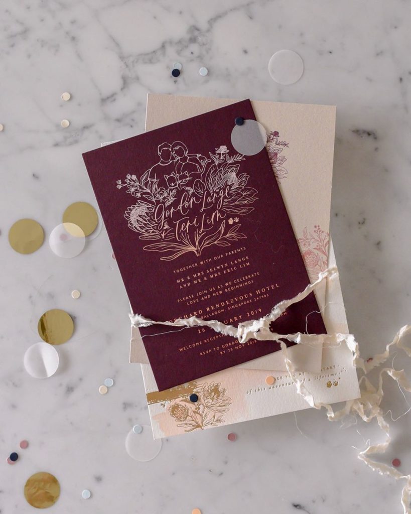12 Places To Get Wedding Invitation Cards From Bespoke Stationery To ReadyMade Designs ZULA.sg