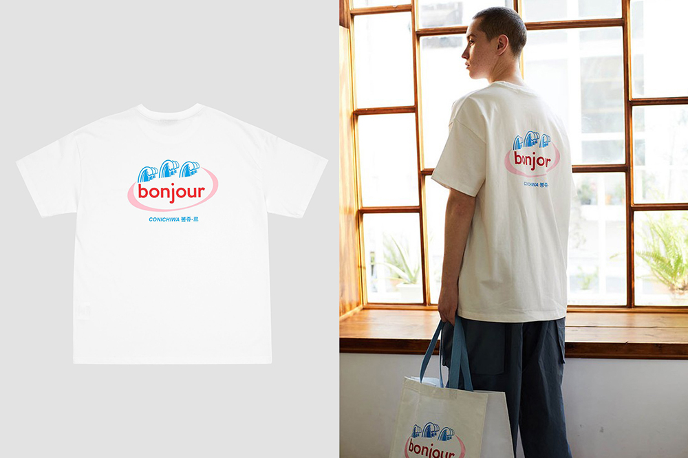 korean streetstyle brand evian tee