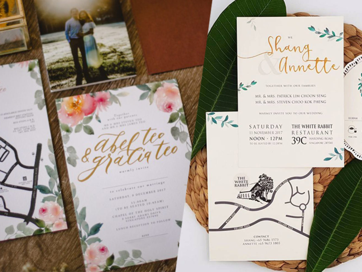 12 places to get wedding invitation cards from bespoke stationery