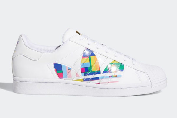 Adidas rainbow hot sale trainers