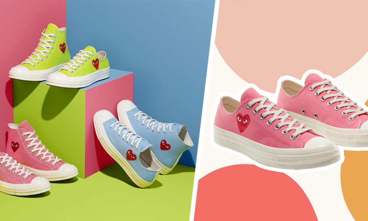 Bekostning Personlig Stuepige The Latest Comme des Garçons Play x Converse Sneakers Will Brighten Your  Day In 3 Vibrant Colourways - ZULA.sg