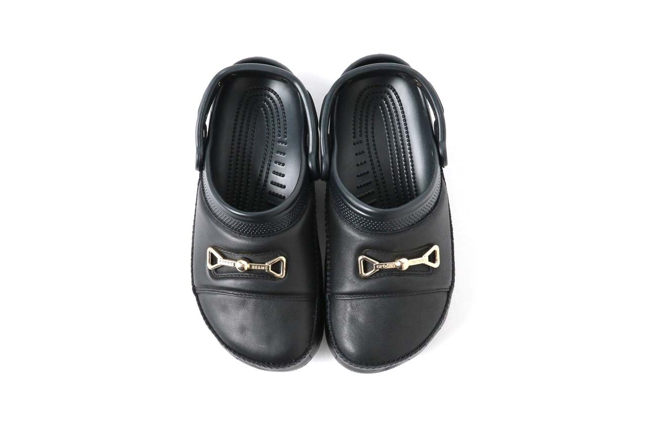 The Crocs x BEAMS Loafer Clog Has Gold Hardware To Take Your Stay