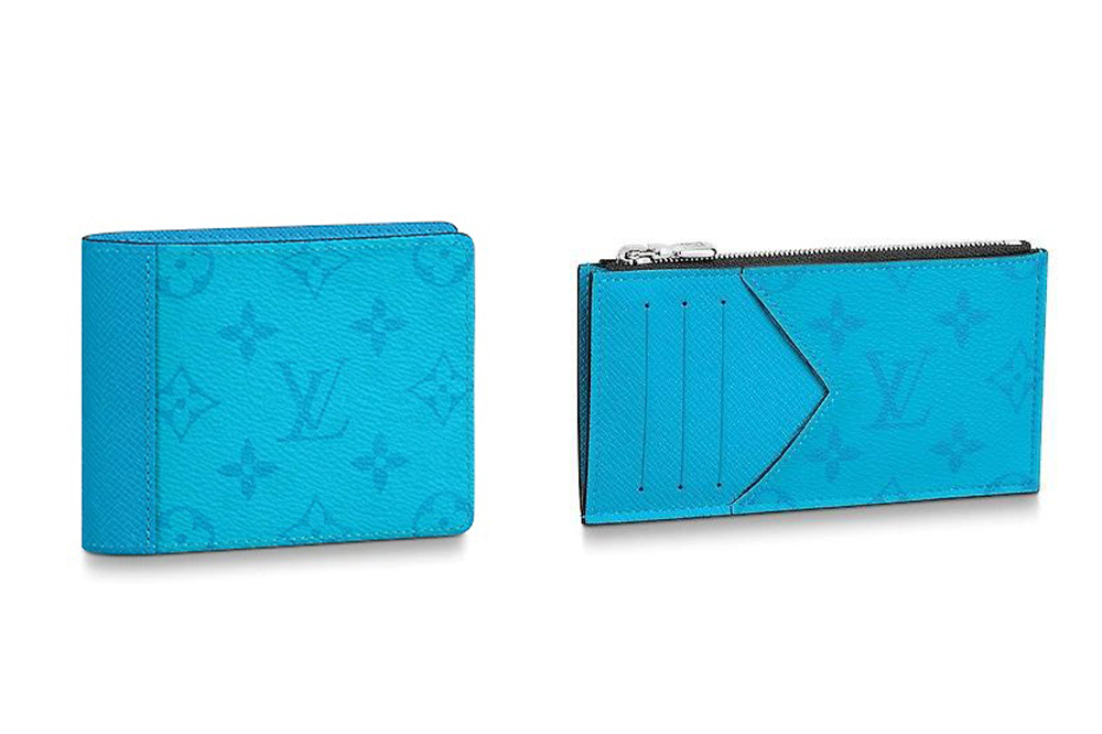 Louis Vuitton Multiple Wallet Monogram Eclipse Lagoon Blue