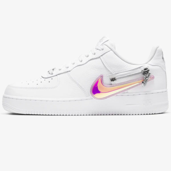 nike air force holographic white