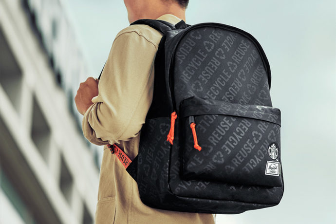 Starbucks Backpack Starbucks x Herschel Supply Co. Collection Includes Bags Made From ...