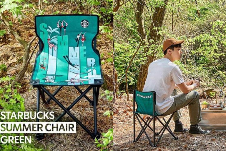 Starbucks Korea Has Mini Luggage & Foldable Chairs To Let You Simulate Summertime Camping At
