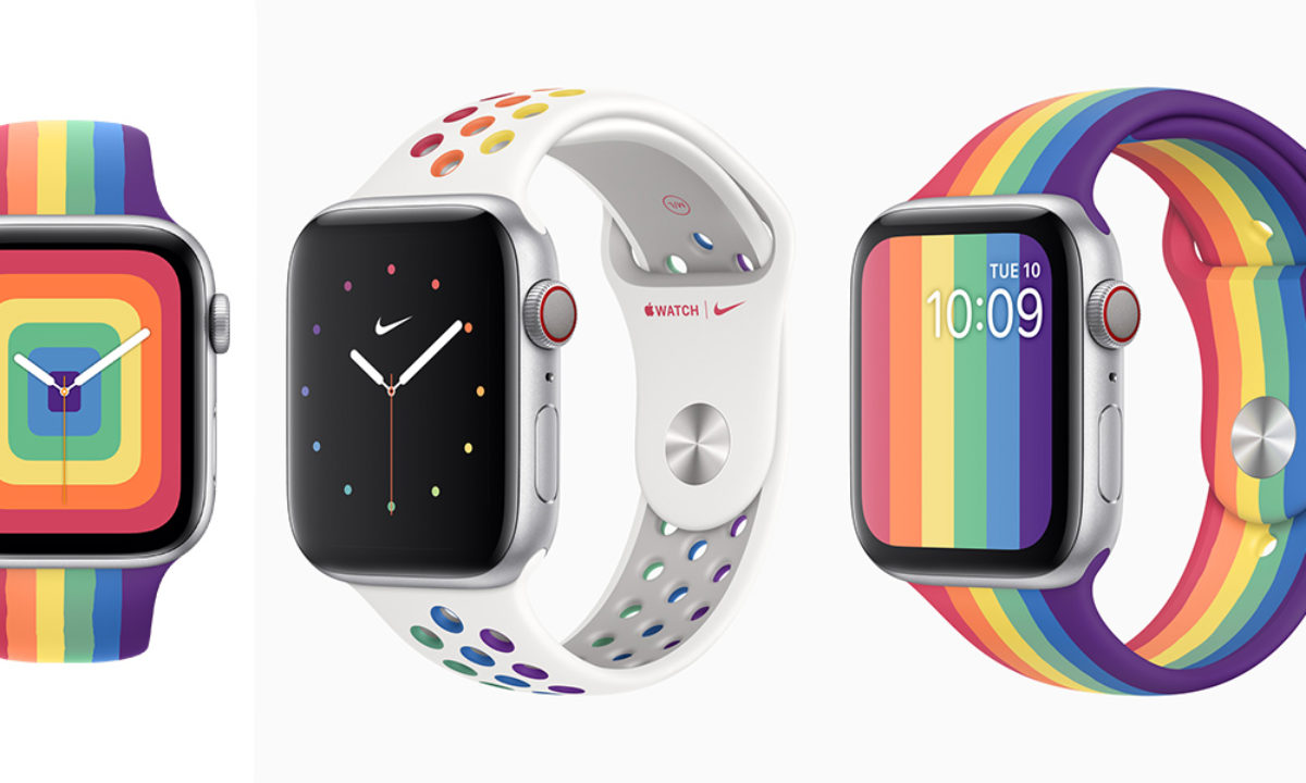 apple watch band nike pride