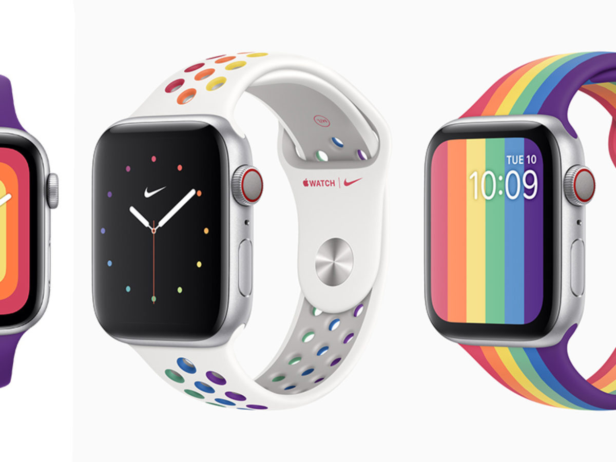 The Apple Watch Pride 2020 Edition Includes A Nike Sport Band So You Can  Work Out In Style  Solidarity