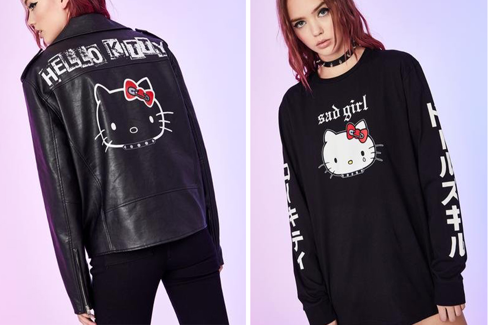 These Rebel Hello Kitty Clothes And Skincare By Dolls Kill Let You Own ...