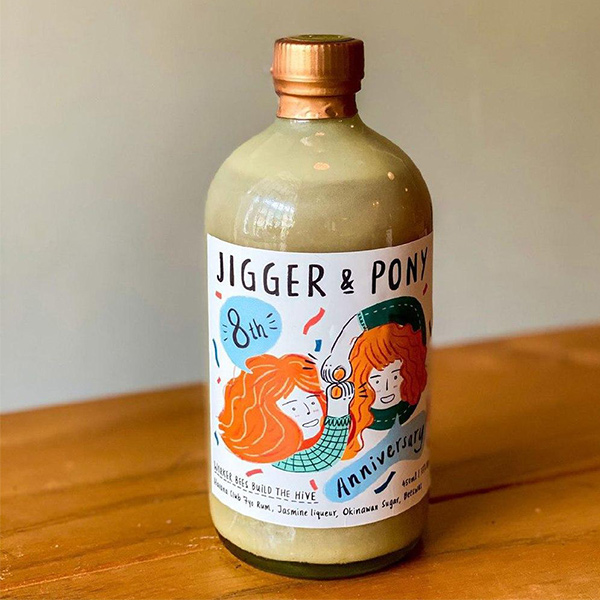 Jigger & Pony's Colourful Cocktail Bottles Let You Bring ...