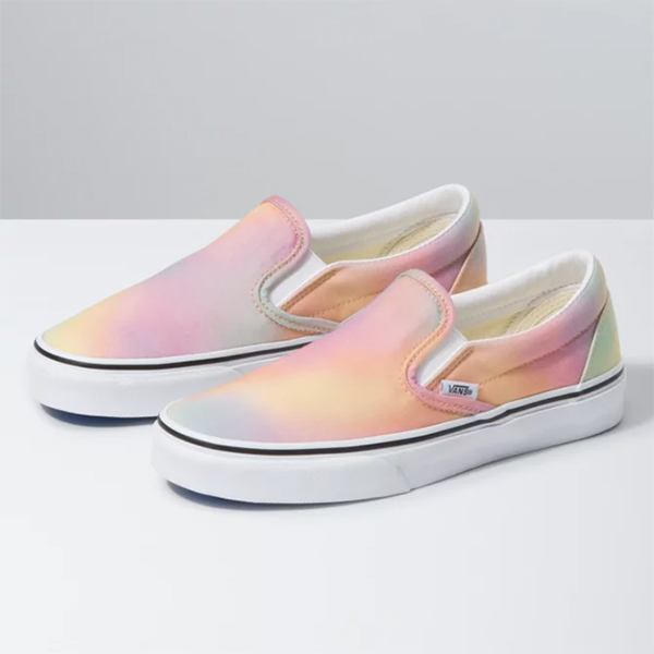 pastel tie dye slip on vans