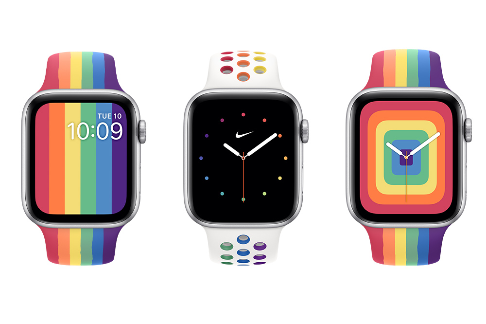 apple watch nike rainbow