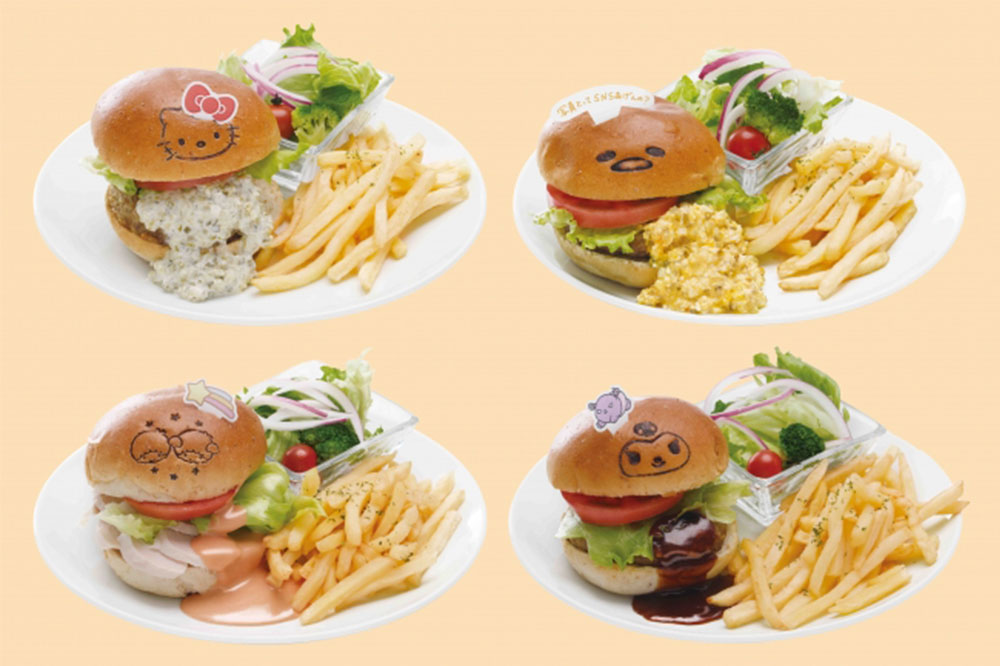 Sanrio-cafe-burgers