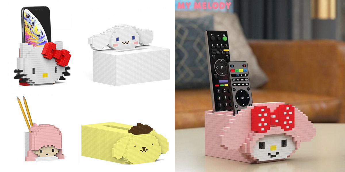 Sanrio Fans Can Build Hello Kitty, My Melody & More Into Storage Boxes For The Dream Home Office Set-Up
