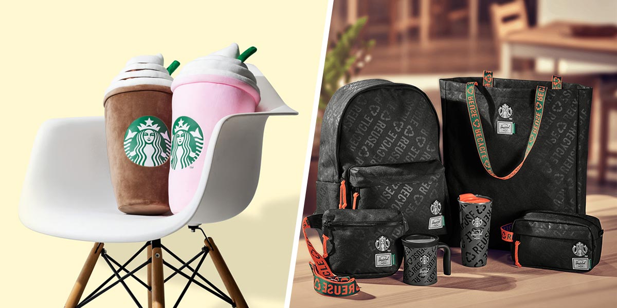 Starbucks Is Launching Frappuccino Cushions & Its Herschel Supply Collab On LazMall Before They’re In Stores