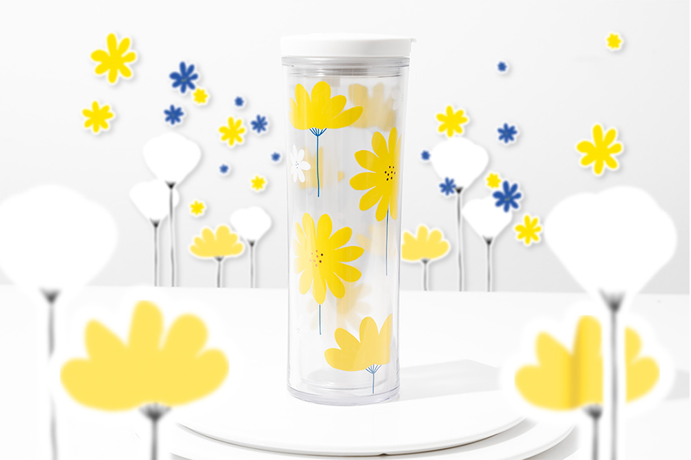 Yellow Flower Floral Summer 20oz Tumbler