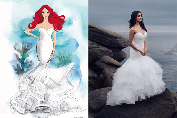 Brides can now get a Disney princess wedding dress to transform