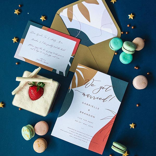 Papypress wedding announcement packages fresh fruit lab