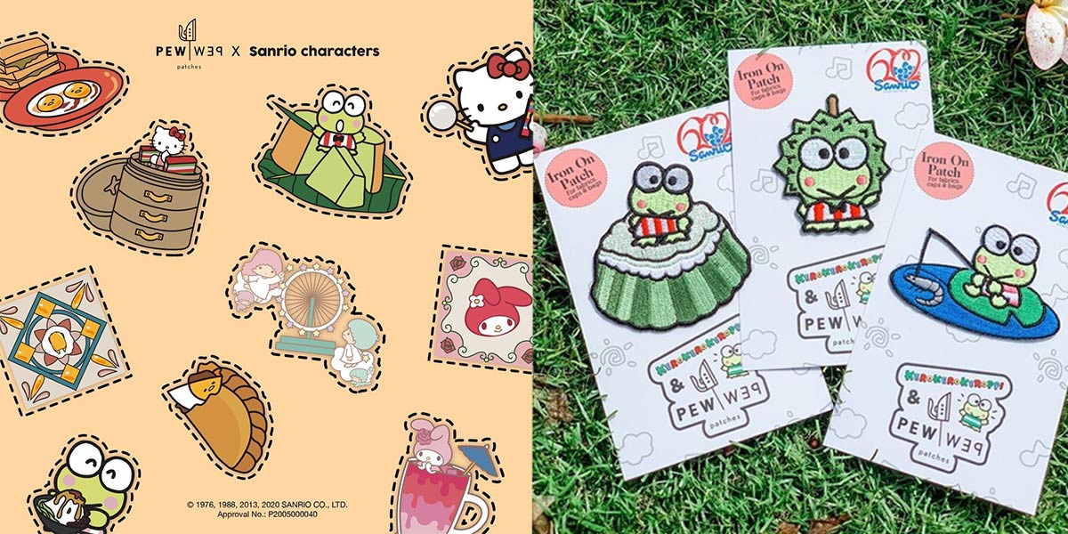 The Sanrio x Pew Pew Patches Collab Is Inspired By Hello Kitty & Friends Taking A Little Trip Around Singapore Town