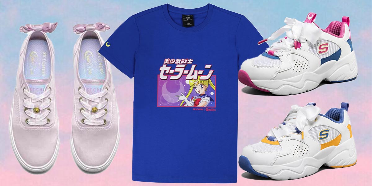 Skechers Has A $1 Promotion On Your Second Of Shoes Including The Skechers x Sailor Moon Collection -