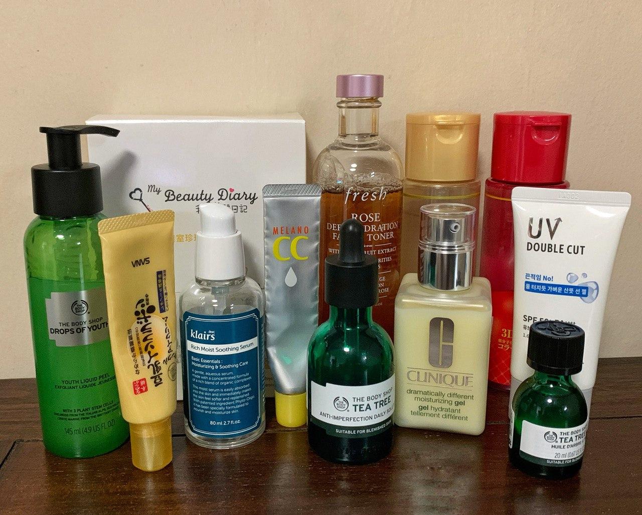 skincare products