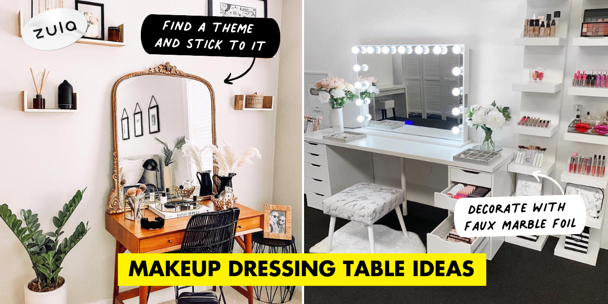 10 Gorgeous Makeup Dressing Table Ideas