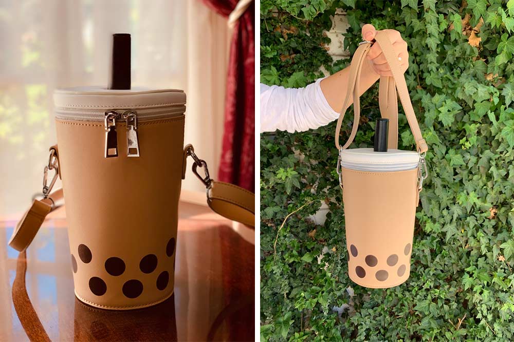 This Bubble Tea Bag Looks Like A Giant Cup Of Milk Tea So You Can Carry BBT  Wherever You Go 