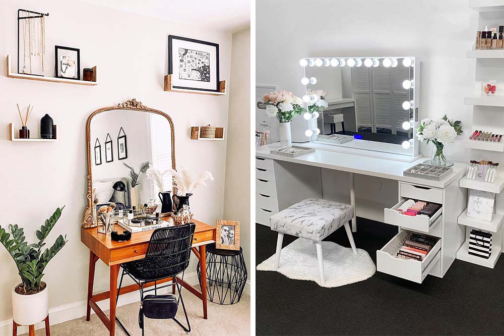 10 Gorgeous Makeup Dressing Table Ideas