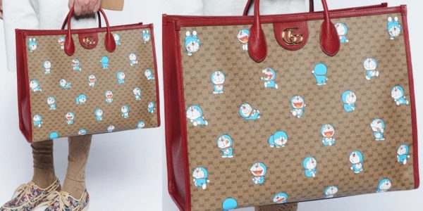 doraemon x gucci shoulder bag