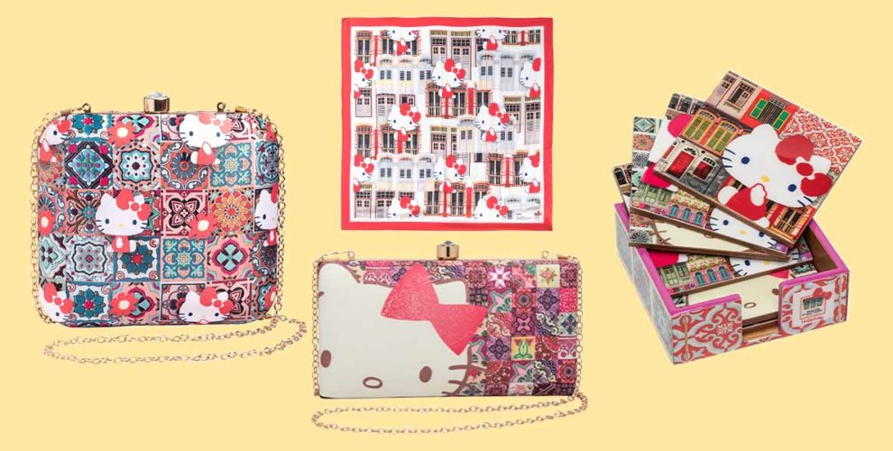 Peranakan Themed Hello Kitty Clutch Bags Scarf Home Decor Items Let You Channel The Little Nyonya Zula Sg