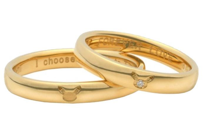 Pokemon Wedding & Engagement Rings Let You Tell Your Lover “I Choose