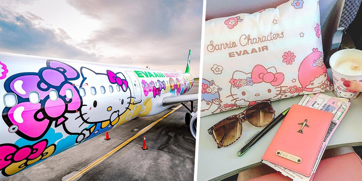 EVA Air’s Upcoming Hello Kitty Flight Will Make A Round Trip Without Landing For Those Who Really Miss Flying