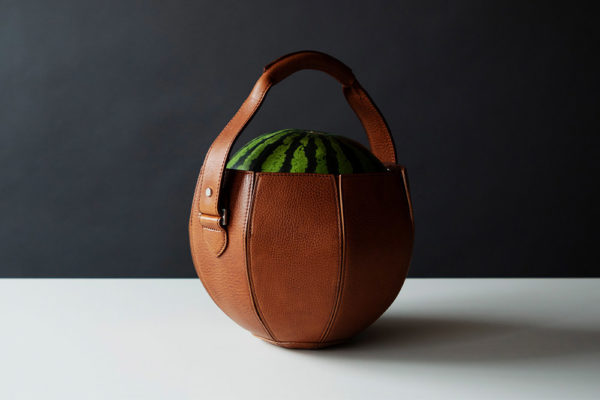 This Leather Bag Made Specifically For Carrying 1 Watermelon Will Up ...