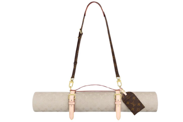 Louis Vuitton Has A Monogram Yoga Mat & Strap For Aspiring Tai Tais To Flex  At The Gym 