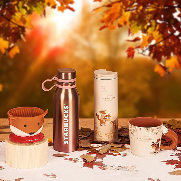 Starbucks Autumn Collection with Foxes