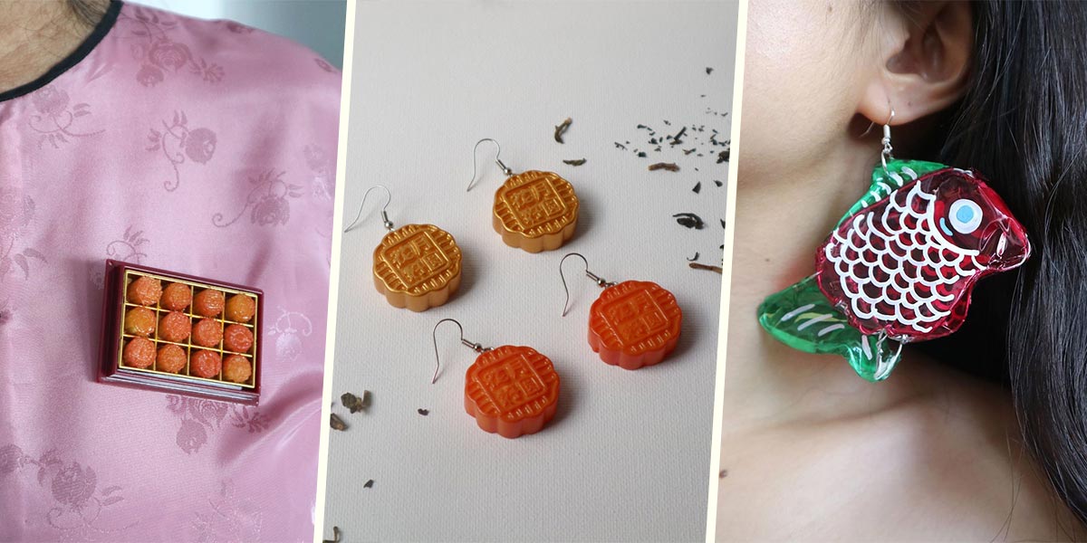 These Mooncake Earrings & Brooches Are So Cute, You’ll Want To Take A Bite Out Of Them