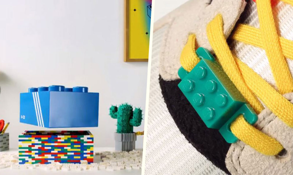 shoes made out of legos