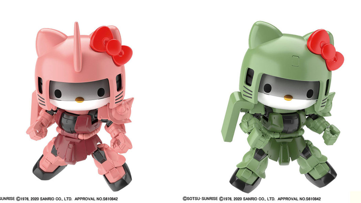 The Hello Kitty x Mobile Suit Gundam Collaboration Will Intimidate