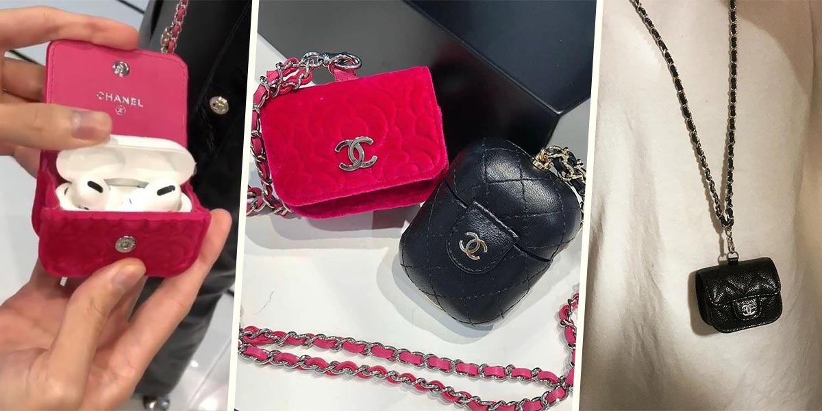 Chanel's AirPods Cases Are Palm-Sized Versions Of Its Iconic Handbags