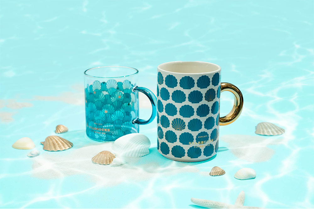 Starbucks' New Pastel Mermaid Mugs & Tumblers Are A Nod To Its IG