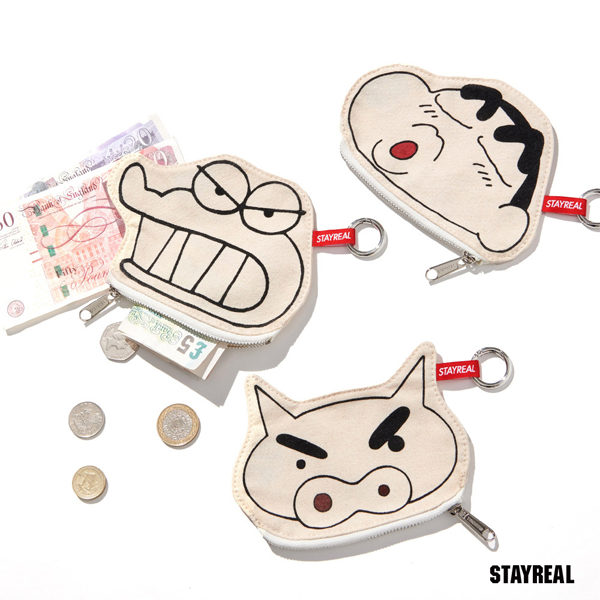 stayreal crayon shin chan coin purse