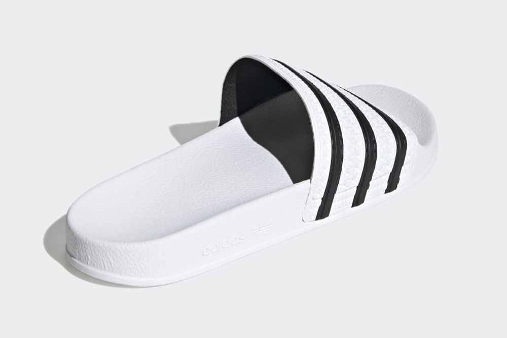 Adidas Clogs adilette slides white - ZULA.sg