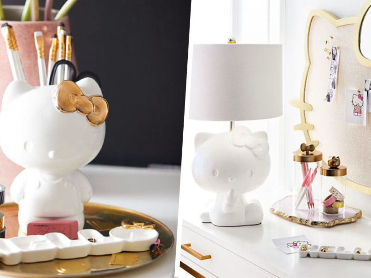 This Minimalist Hello Kitty Home Decor Collection Will Help You Keep Your  Home Office Cute & Clutter-free 