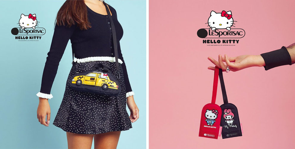 LeSportsac x Hello Kitty Crossbody Messenger Black - Sanrio